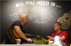 Joe and Rick, Songsmiths extraordinare, Beans & Leaves June 2016